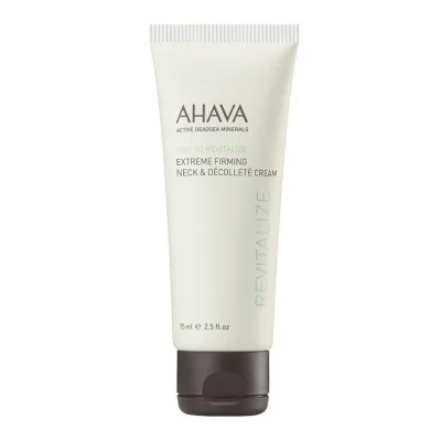 Ahava Time to Revitalize zpevňující krém na krk a dekolt 75 ml