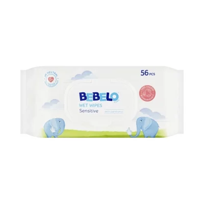 BEBELO Wet Wipes vlhčené ubrousky 56 ks