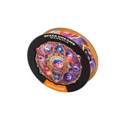 Unidragon Dřevěné puzzle Mandala Space Dreams 350 ks