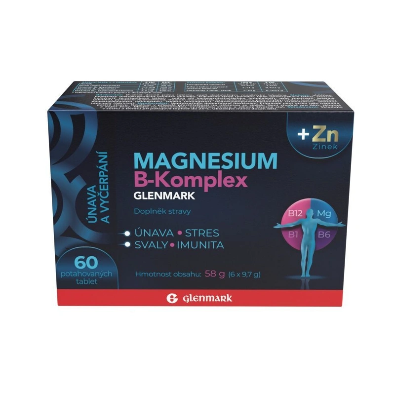 Glenmark Magnesium B-komplex 60 tablet