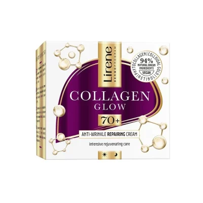 Lirene Collagen Glow Regenerační pleťový krém 70+ 50 ml