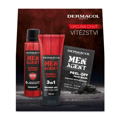 Dermacol Men Agent Eternal Victory dárková sada 3 ks