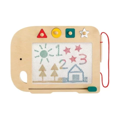 Petit Collage Dřevěná magnetická kreslicí tabulka 1 ks