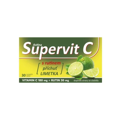 Astina Supervit C s rutinem limetka 30 tablet