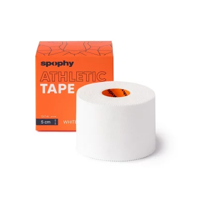 Spophy Athletic Tape 5 cm x 13,7 m fixační tejp bílý