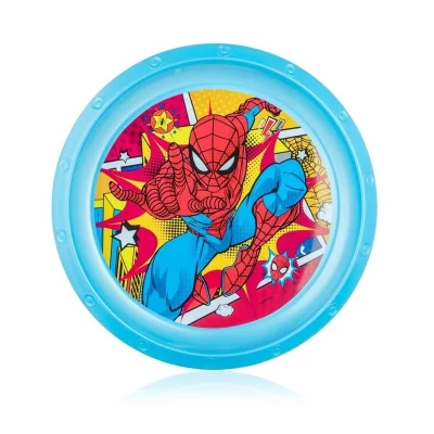 Vetro-Plus Mělký plastový talíř Spiderman 22 cm