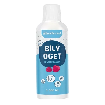 Allnature Bílý ocet 10% s vůní malin 1000 ml