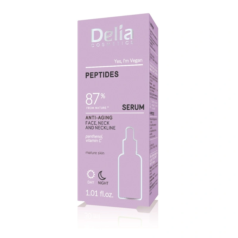Delia Peptides Sérum proti stárnutí na obličej, krk a dekolt 30 ml