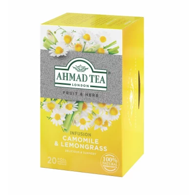 Ahmad Tea Camomille & Lemongrass porcovaný čaj 20x1,5 g