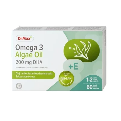 Dr. Max Omega 3 Algae Oil 60 kapslí