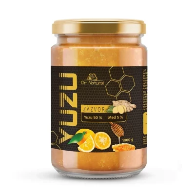 Dr. Natural Yuzu + Med + Zázvor 1000 g