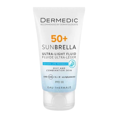 Dermedic Sunbrella Lehká opalovací emulze na mastnou pleť SPF50+ 40 ml