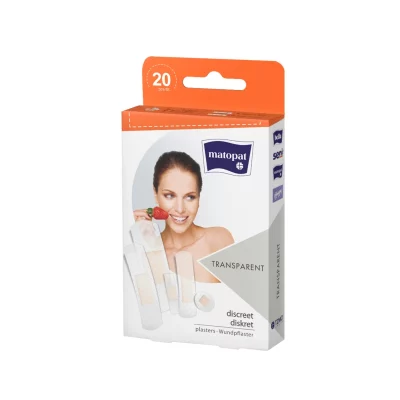 Matopat Transparent 5 velikostí náplasti 20 ks