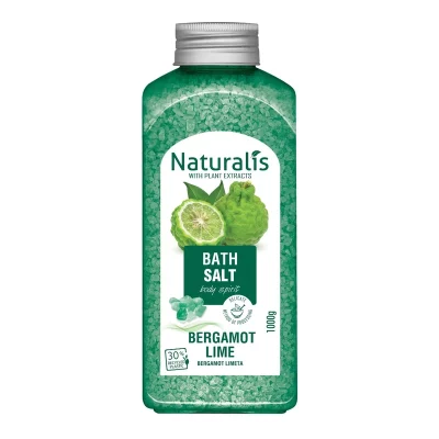 Naturalis Sůl do koupele Bergamot&Lime 1000 g