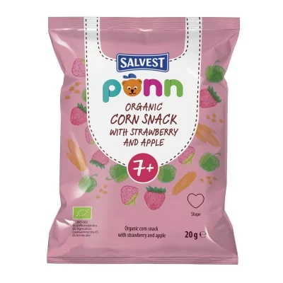 SALVEST Põnn BIO Jahodové křupky 20 g