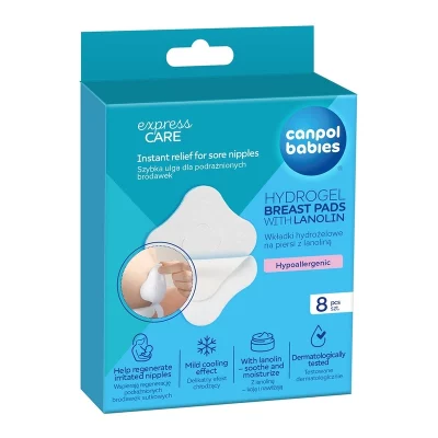 Canpol babies Hydrogelové prsní polštářky s lanolinem 8 ks