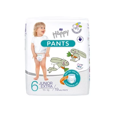 Bella Baby Happy Pants vel. 6 Junior Extra plenkové kalhotky 19 ks
