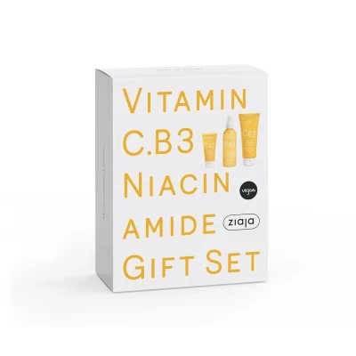 Ziaja Vitamin C.B3 Niacinamide dárková sada 3 ks