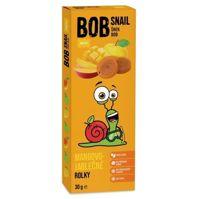 ŠNEK BOB Mango-jablko ovocné rolky 30 g