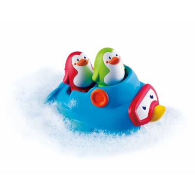 Infantino Lodička s tučňáky do koupele 3 ks