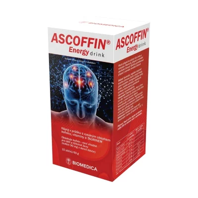 Biomedica Ascoffin Energy Drink sáčky 10x6 g