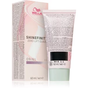 Wella Professionals Shinefinity Zero Lift Glaze tinta semipermanente per capelli colore 09/61 - Iced Platinum 60 ml