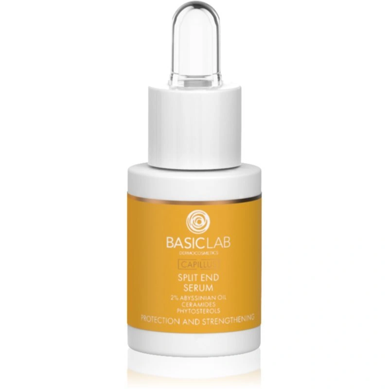 BasicLab Dermocosmetics Capillus siero all'olio per doppie punte 15 ml