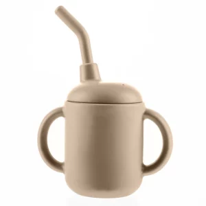 Zopa Silicone Mug tazza 2 in 1 Sand Beige 1 pz