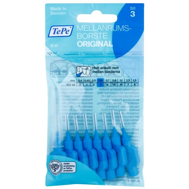 TePe Original scovolini interdentali 0,6 mm 8 pz