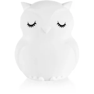 Zopa Silicone LED Lamp with Music Size L luce notturna con melodia Owl 1 pz