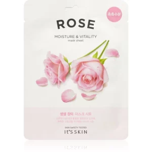 It´s Skin The Fresh Mask Rose maschera in tessuto idratante e rivitalizzante 20 g