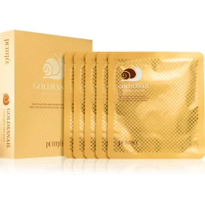 Petitfée Gold & Snail maschera idrogel intensiva con estratto di bava di lumaca 5x30 g
