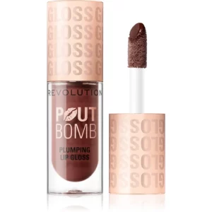 Makeup Revolution Pout Bomb lucidalabbra effetto volumizzante colore Espresso Cool Nude 4.6 ml