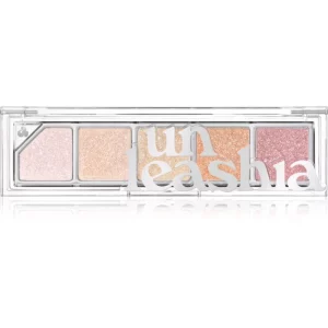 Unleashia Mood Shower Face Palette palette di ombretti e illuminanti effetto perlato colore NO.100 Ballerina 1 pz