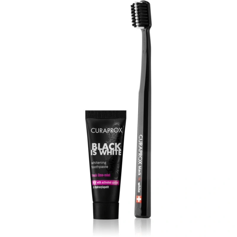 Curaprox Black is White Set per la cura dentale