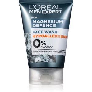 L’Oréal Paris Men Expert Magnesium Defence gel detergente per il viso per uomo 100 ml