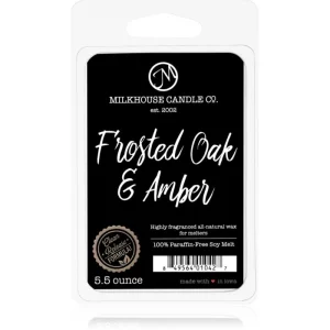 Milkhouse Candle Co. Creamery Frosted Oak & Amber cera per lampada aromatica 155 g