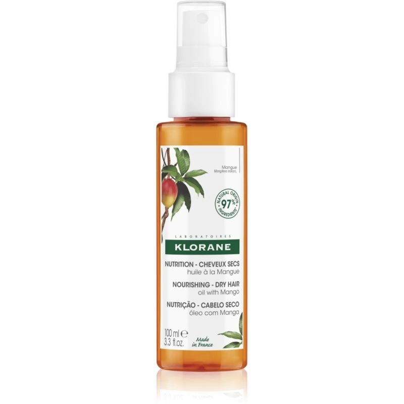 Klorane Mango olio nutriente per capelli 100 ml