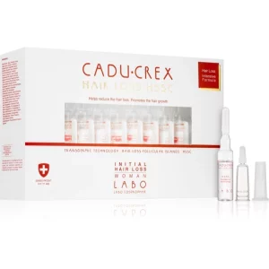 CADU-CREX Hair Loss HSSC Initial Hair Loss trattamento per capelli donna contro la caduta incipiente dei capelli da donna 20x3,5 ml