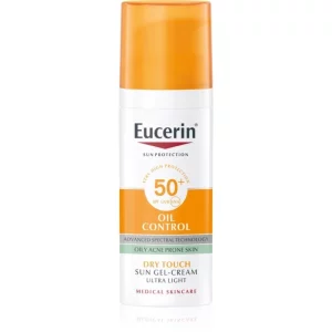 Eucerin Sun Oil Control crema-gel protettivo per il viso SPF 50+ 50 ml