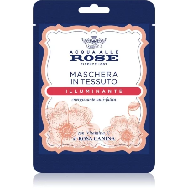 Acqua Alle Rose Illuminante maschera viso illuminante in tessuto 1 pz