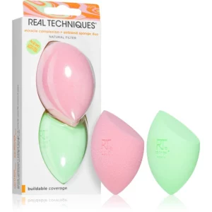 Real Techniques Orange Crush spugne per il viso 2 pz