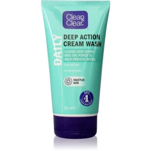 Clean & Clear Daily gel detergente in crema per il viso 150 ml