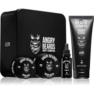 Angry Beards Saloon Set set per la barba per uomo 1 pz
