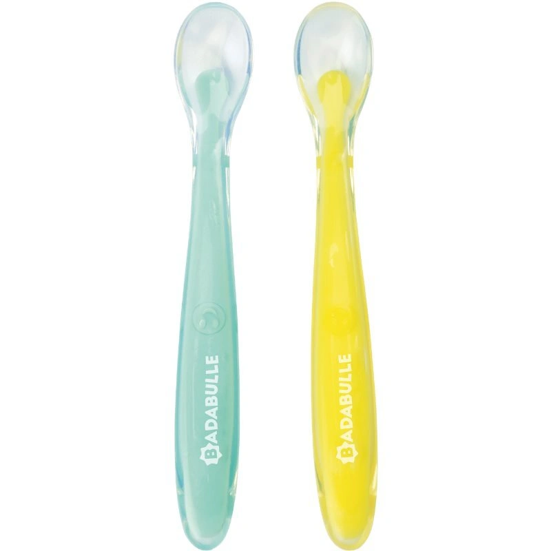 Badabulle Silicone Spoons cucchiaino 3 m+ 2 pz