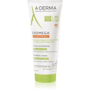 A-Derma Exomega Control Emollient Cream crema corpo per pelli molto secche, sensibili e atopiche 200 ml