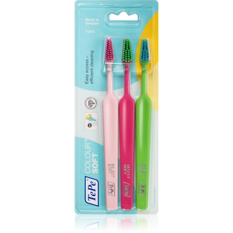 TePe Colour Soft spazzolini da denti soft 3 pz