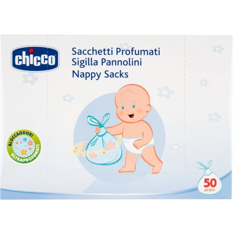 Chicco Nappy Sacks sacchetti per pannolini 50 pz