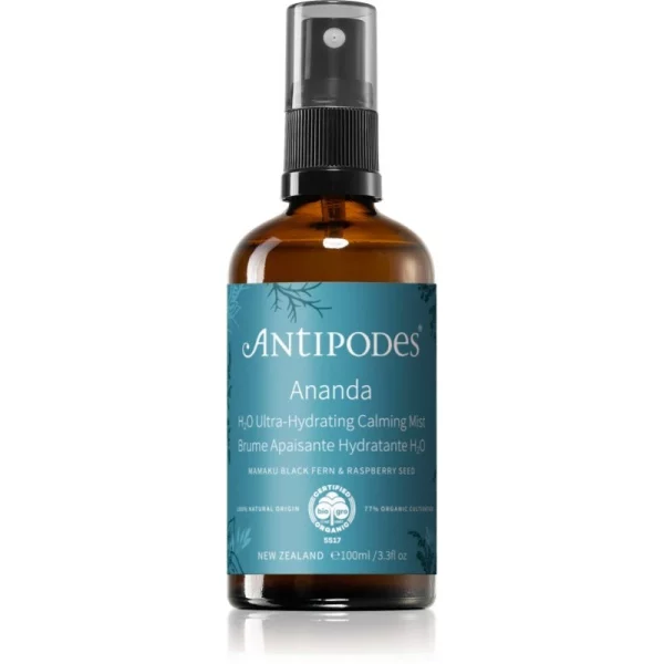 Antipodes Ananda H₂O Ultra-Hydrating Calming Mist lozione tonica antiossidante in spray 100 ml