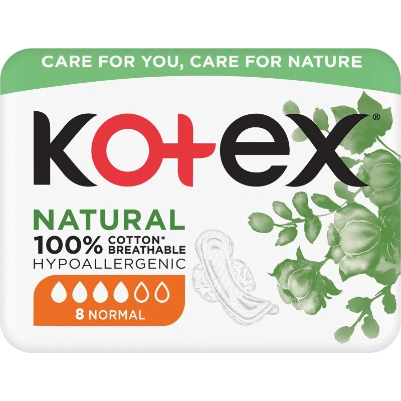 Kotex Natural Normal assorbenti 8 pz